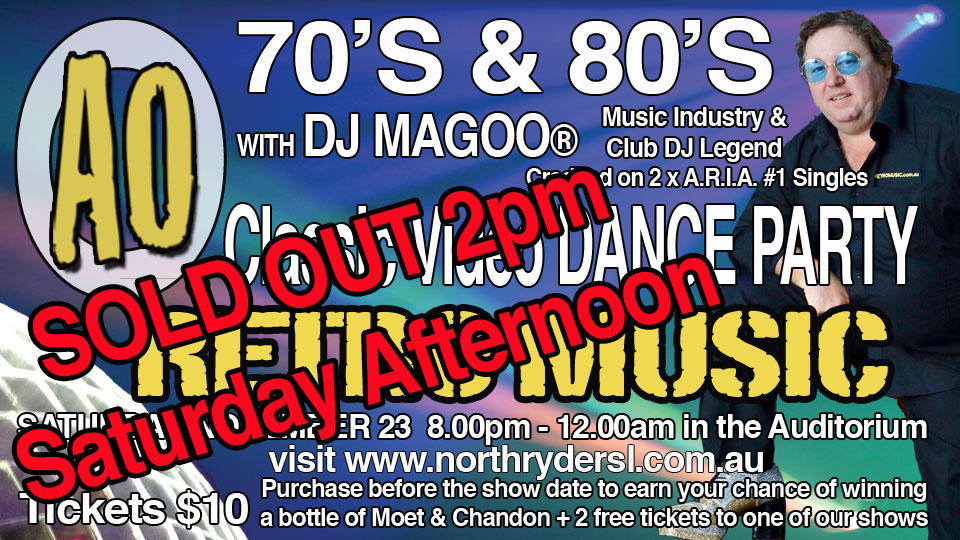 DJ MAGOO Sold Out North Ryde RSL Sydney