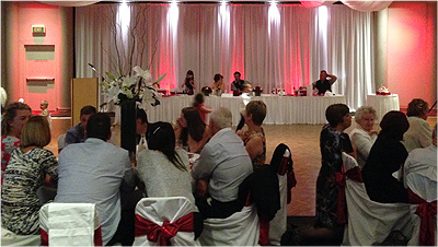 Wedding Lights Mittagong Red Bridal Table Wedding room lighting 6622