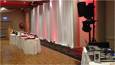 Wedding Lights Parramatta Red Bridal Table Wedding room lighting 6521