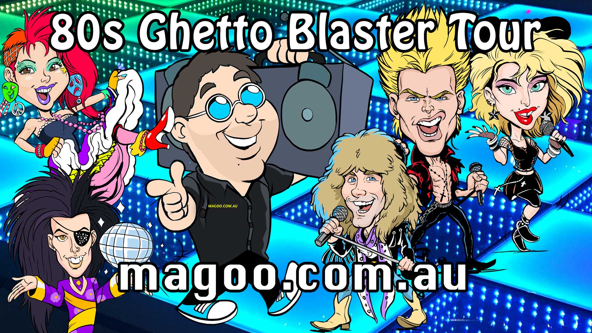 DJ MAGOO 80s Ghetto Blaster Tour