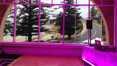 Wedding Lights Pink Terrigal Central Coast Wedding Room Lighting 1877E400